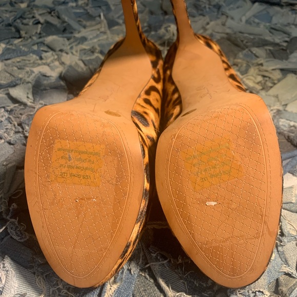 Leopard Print Shoes 5 inches - Picture 5 of 7